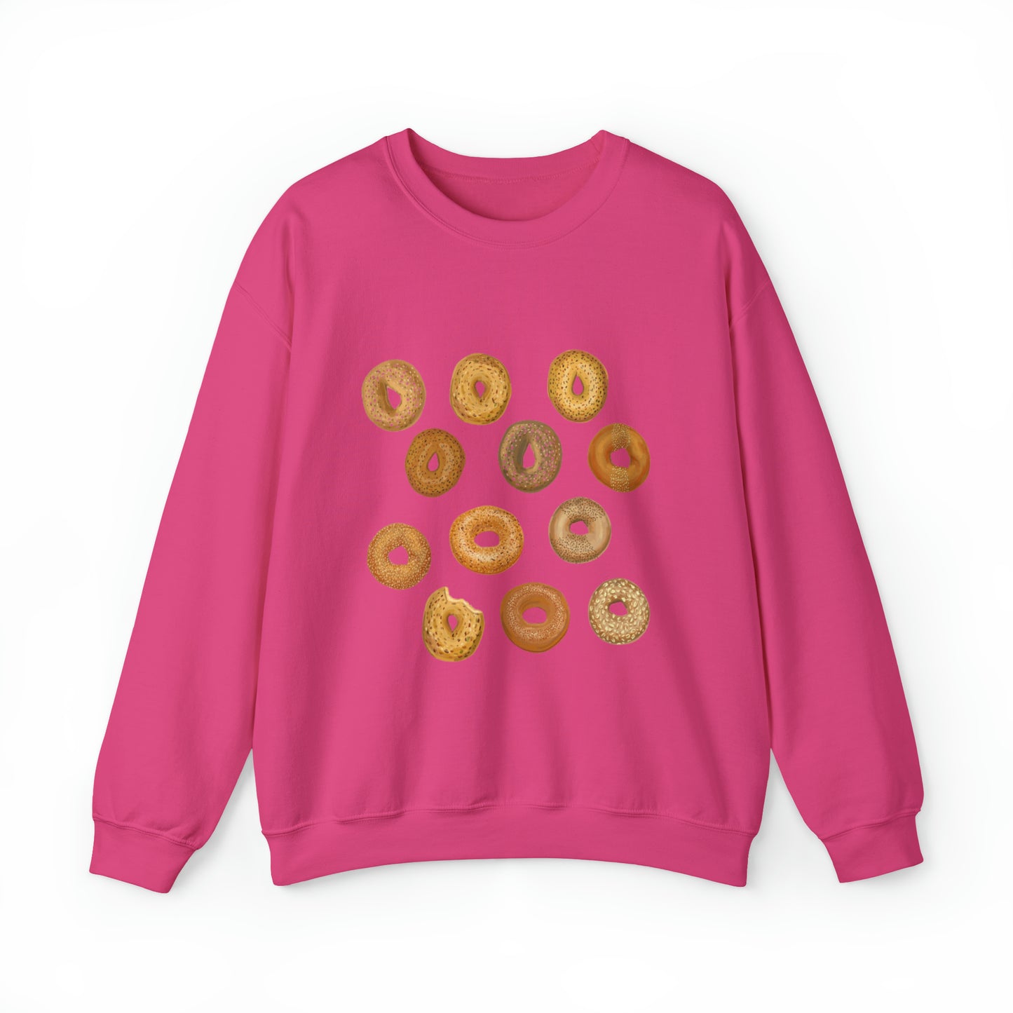 Bagels Unisex Heavy Blend Crewneck Sweatshirt