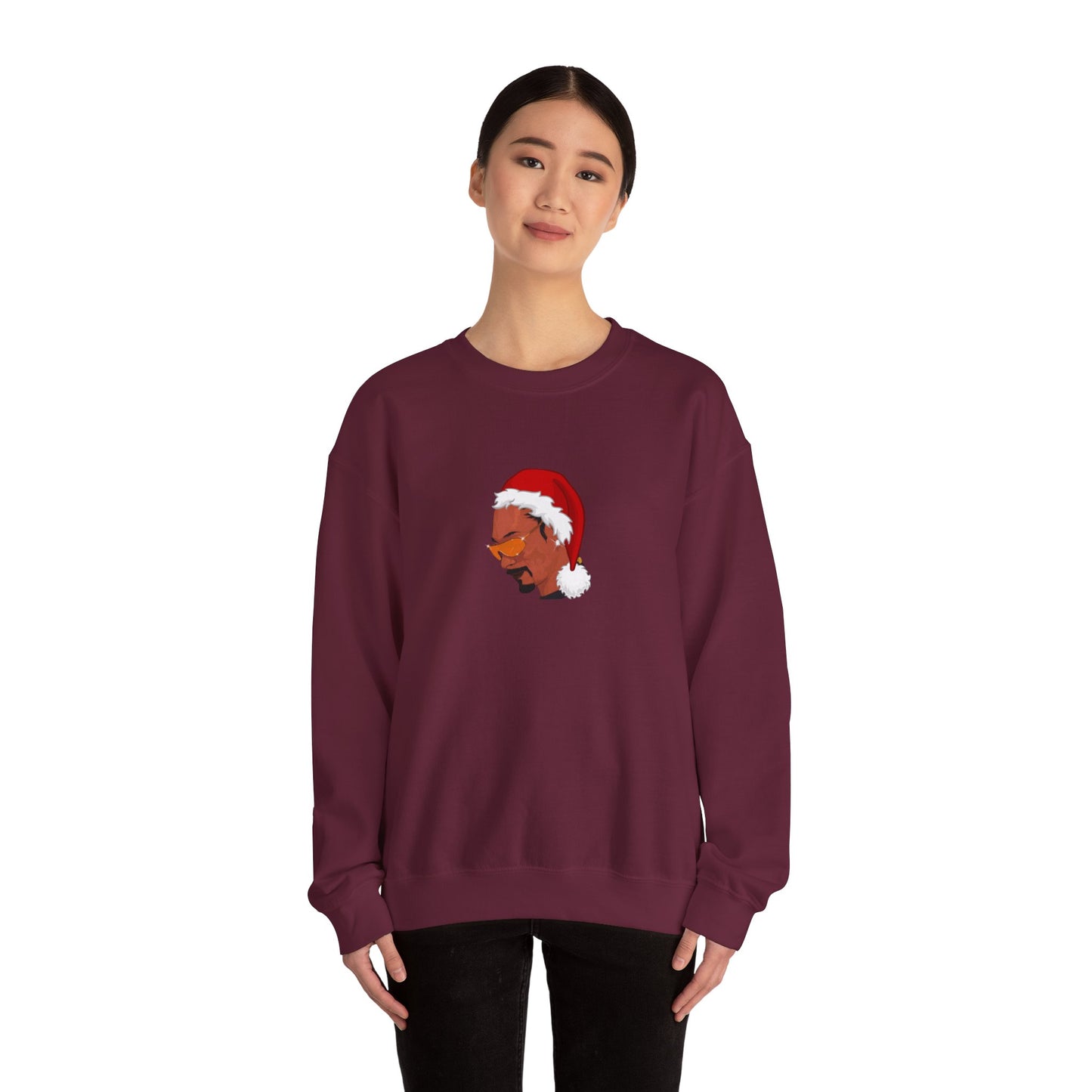 Snoop dog holiday Unisex Heavy Blend Crewneck Sweatshirt