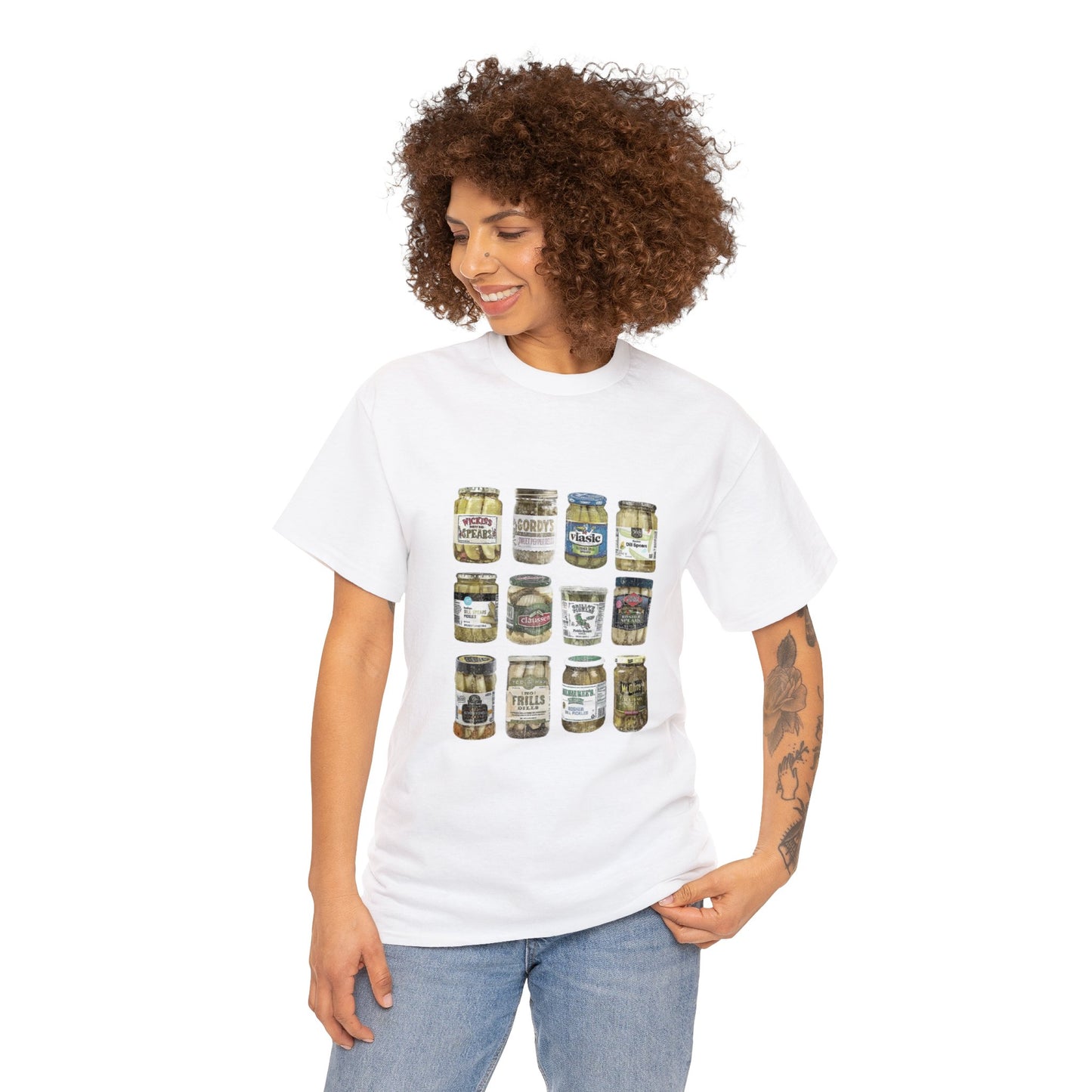 Pickle Jars Unisex Heavy  Cotton Tee