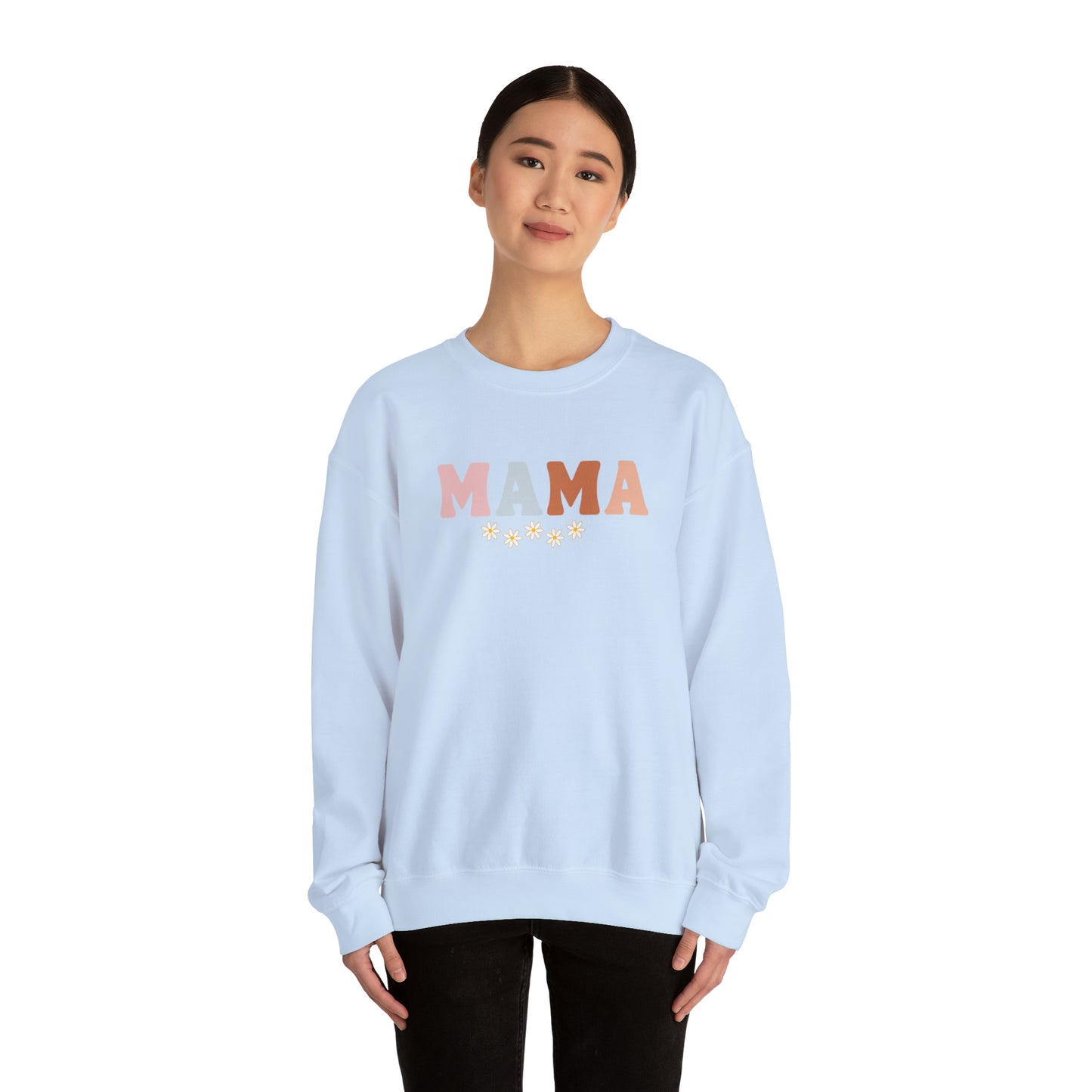 Mama Daisy Unisex Heavy Blend  Crewneck Sweatshirt