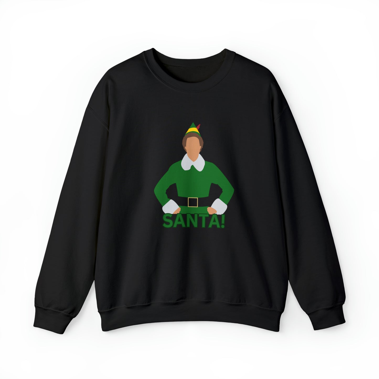 Santa Buddy Elf Unisex Heavy Blend Crewneck Sweatshirt