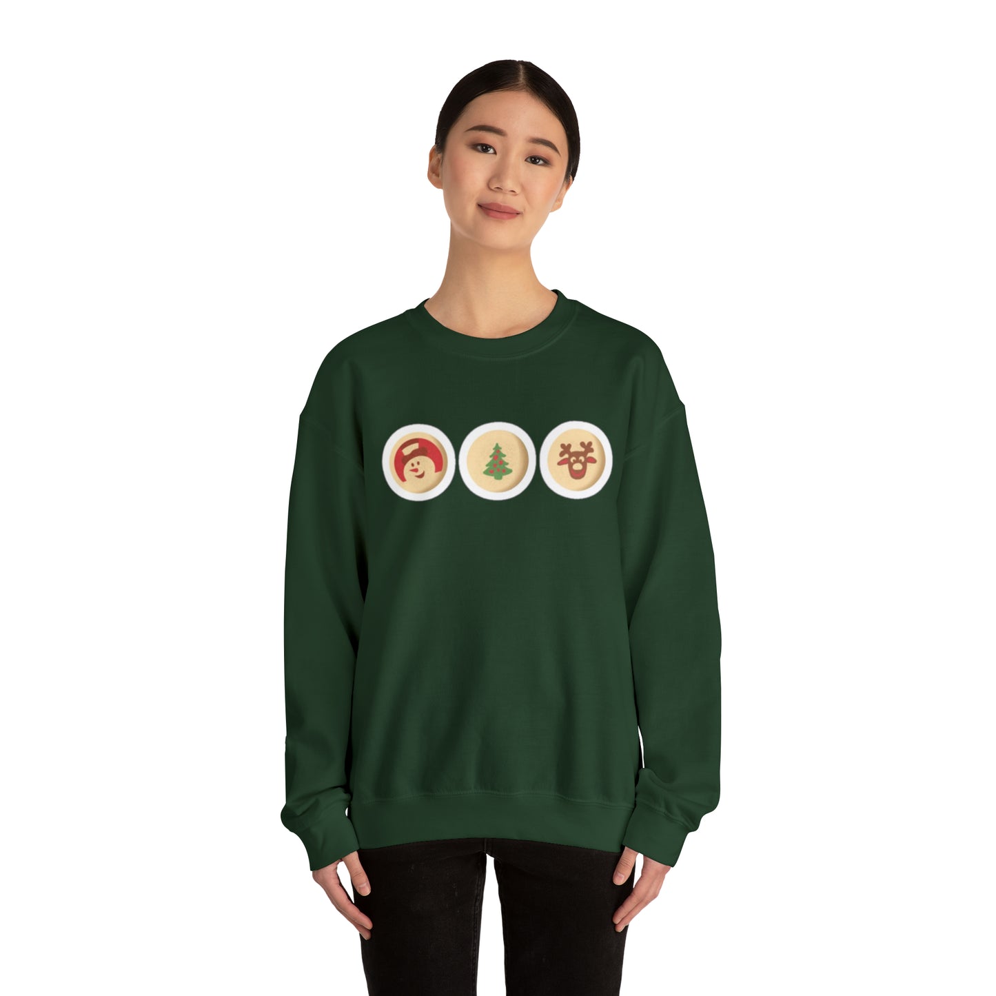 Christmas Sugar Cookie Unisex Heavy Blend Crewneck Sweatshirt