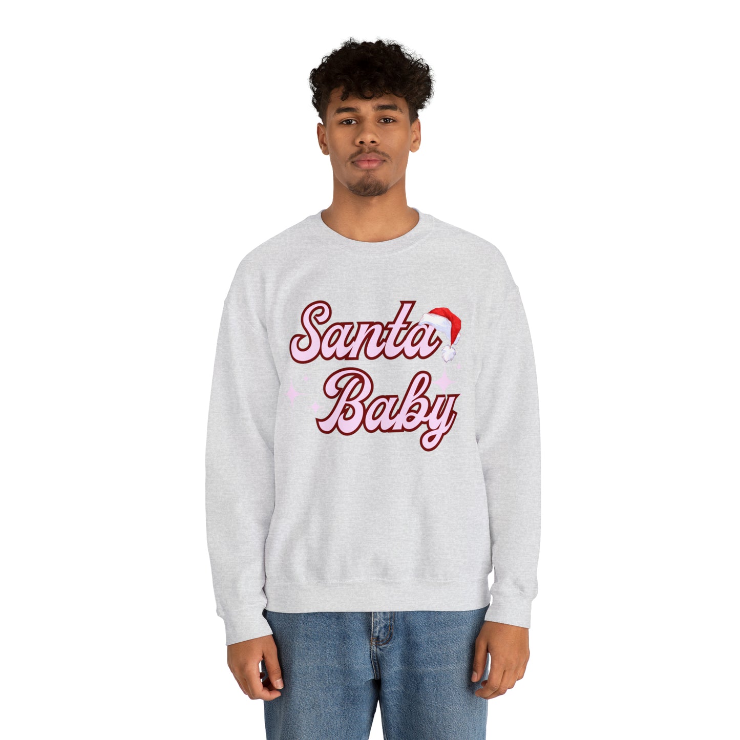 Santa Baby Unisex Heavy Blend Crewneck Sweatshirt