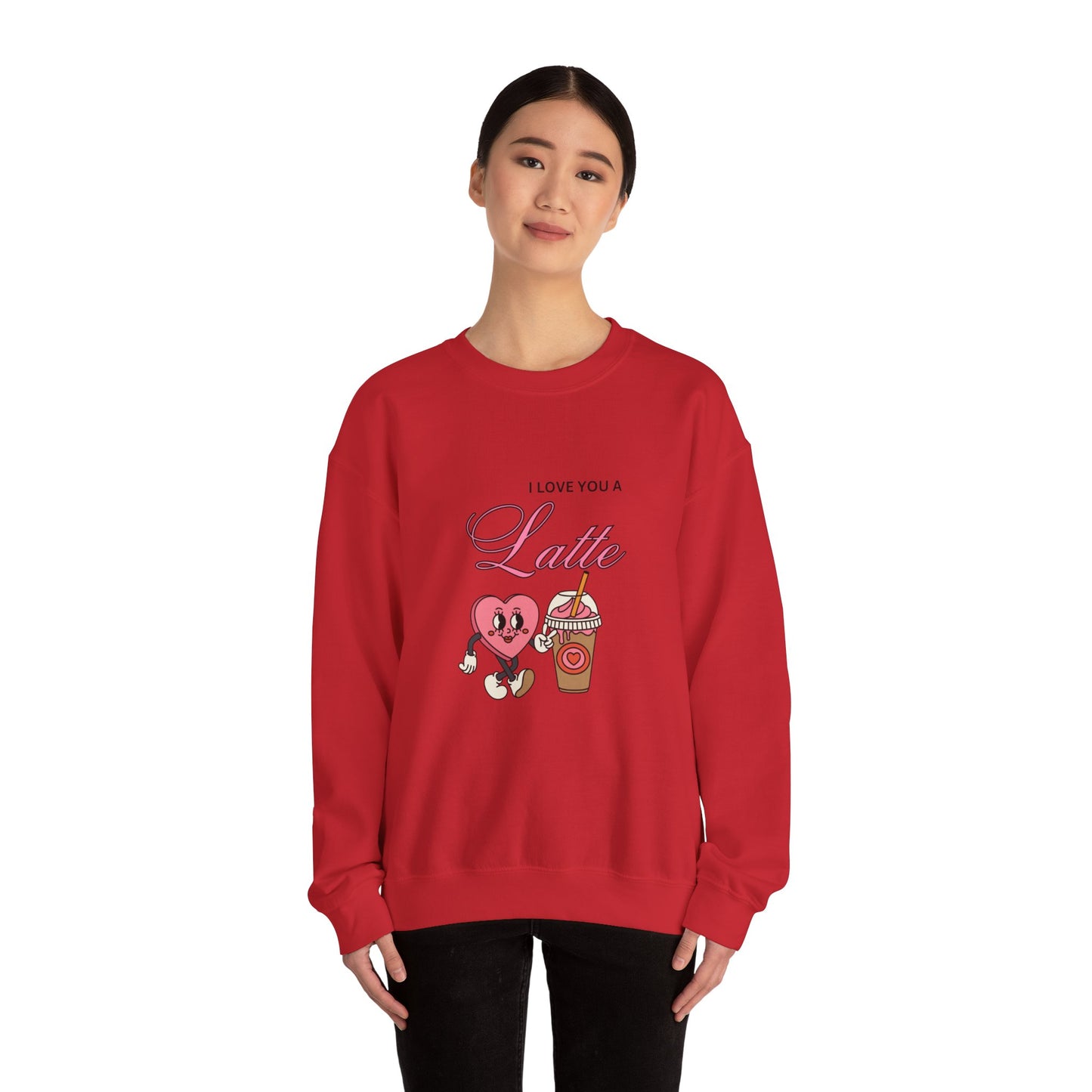 I love you a latte Crewneck Sweatshirt