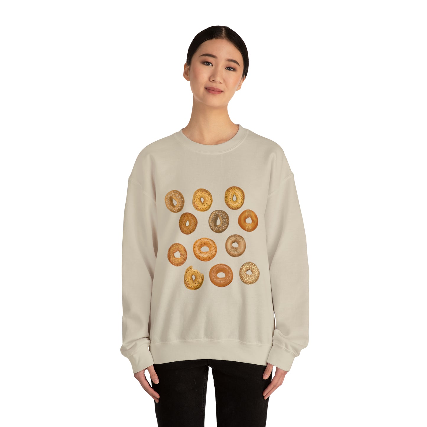 Bagels Unisex Heavy Blend Crewneck Sweatshirt