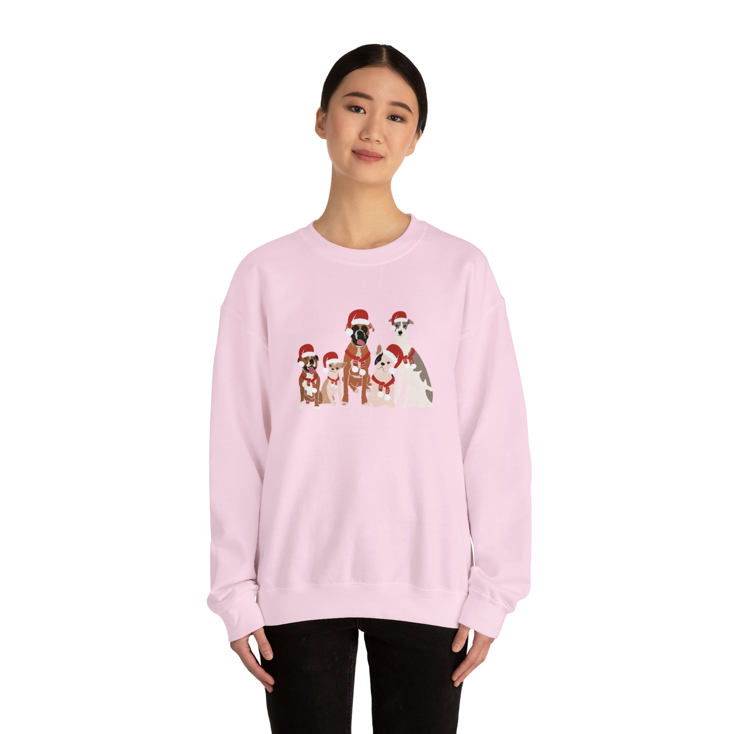 Santa Doggies Unisex Crewneck Sweatshirt