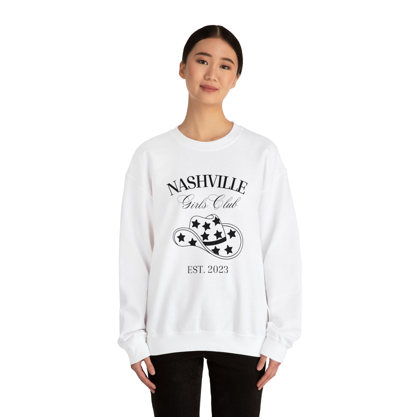 Nashville Girls Club Unisex Heavy Blend Crewneck Sweatshirt