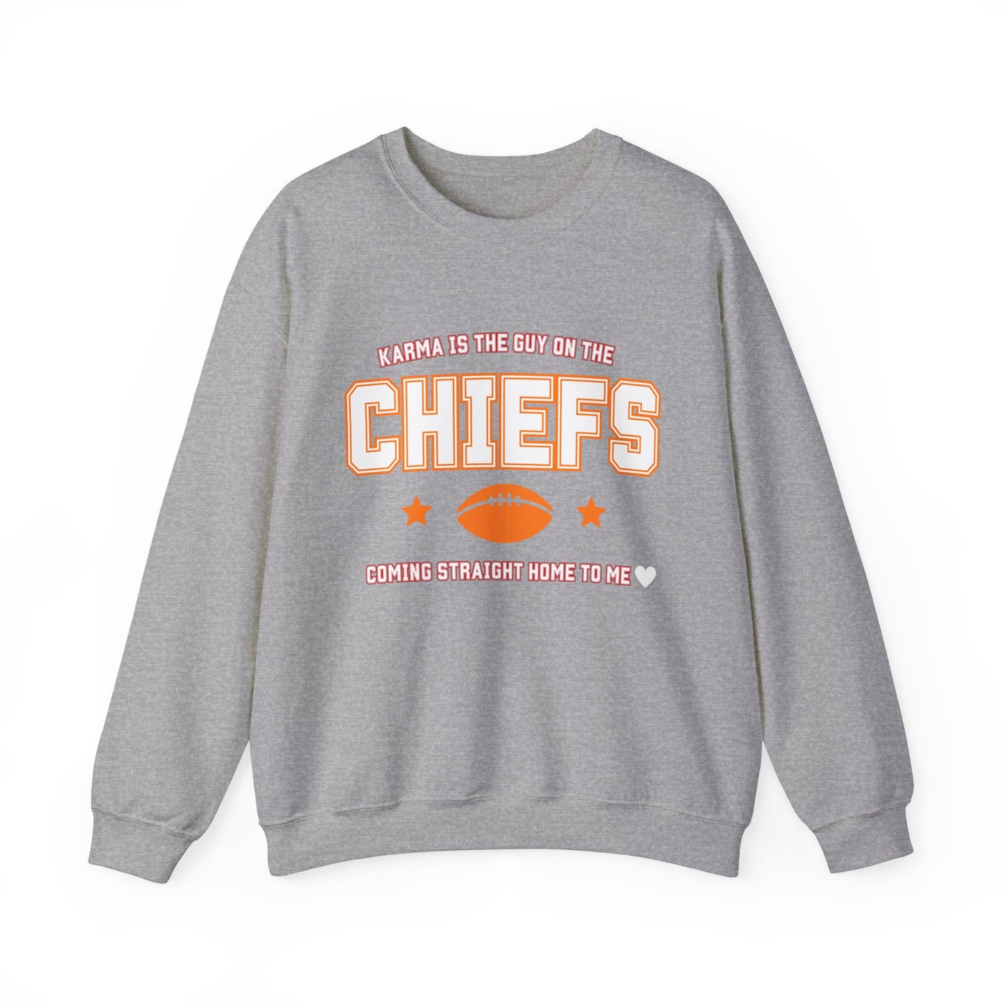 Karma Is The Guy On The Chiefs Unisex Crewneck