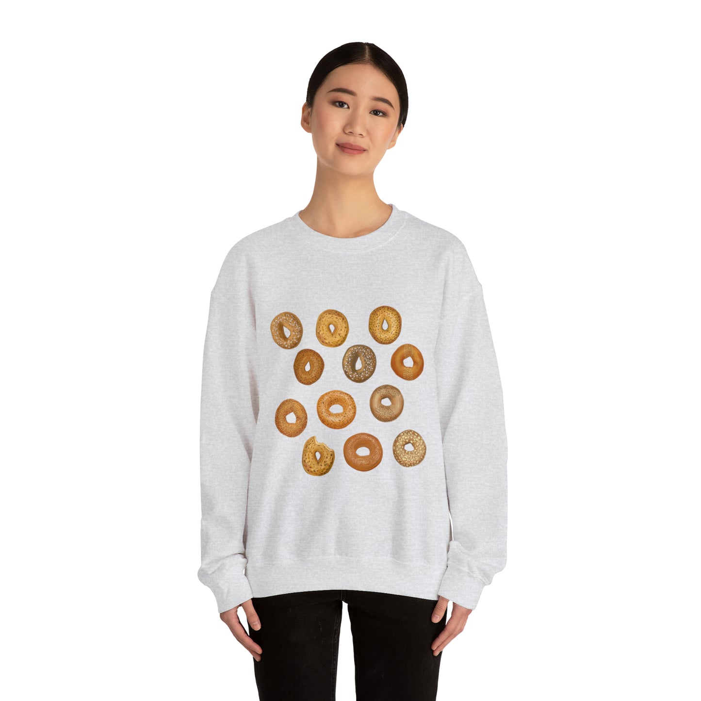 Bagels Unisex Heavy Blend Crewneck Sweatshirt