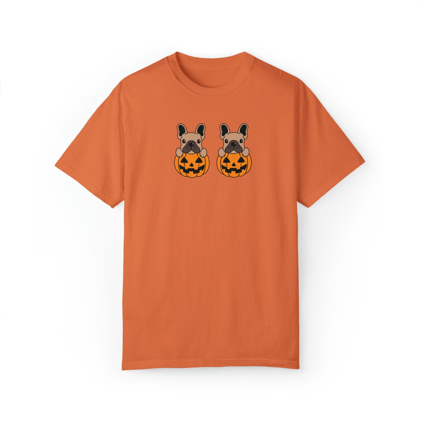 Doggie Pumpkins Unisex Garment-Dyed T-shirt