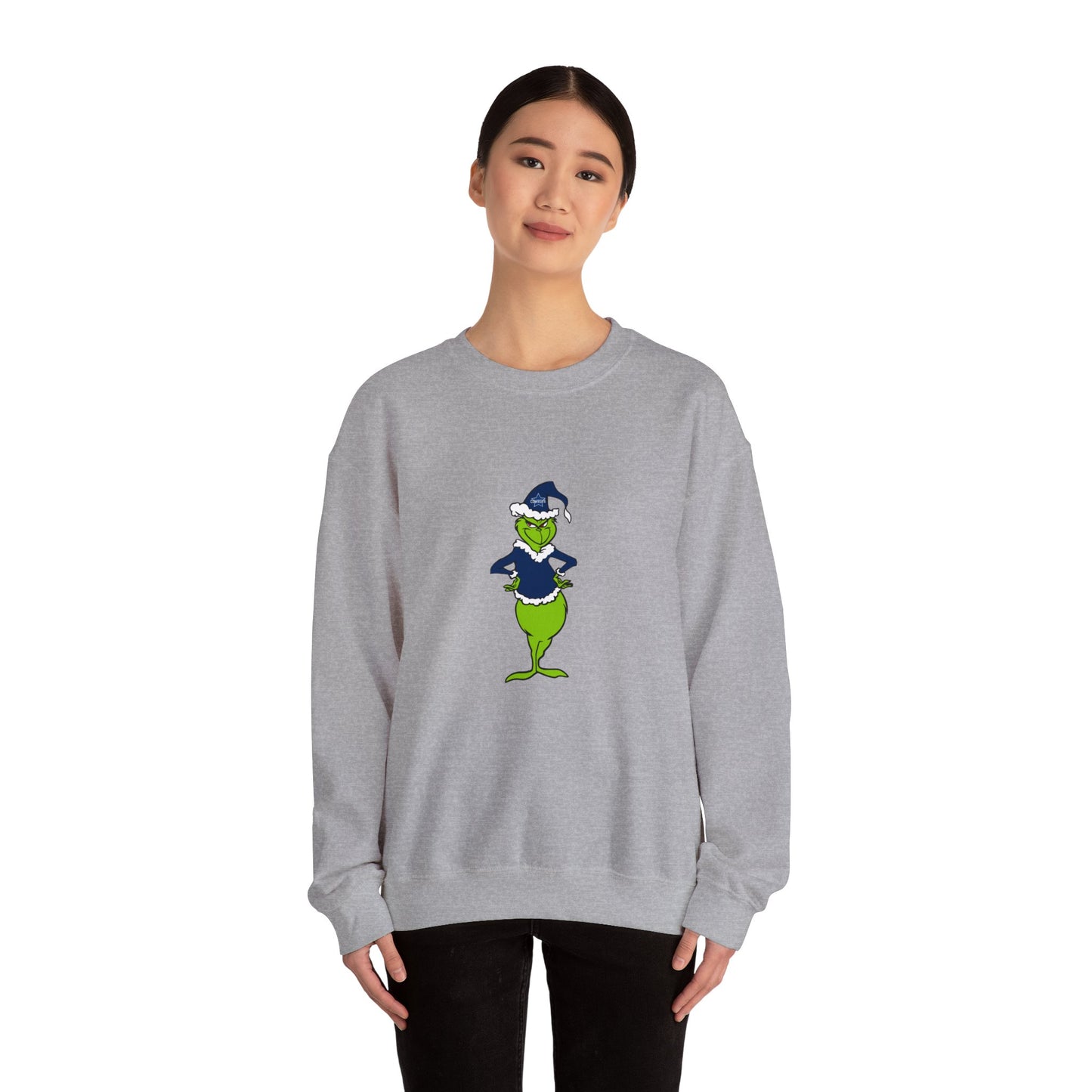Dallas Cowboys Grinch Unisex Heavy Blend Crewneck Sweatshirt