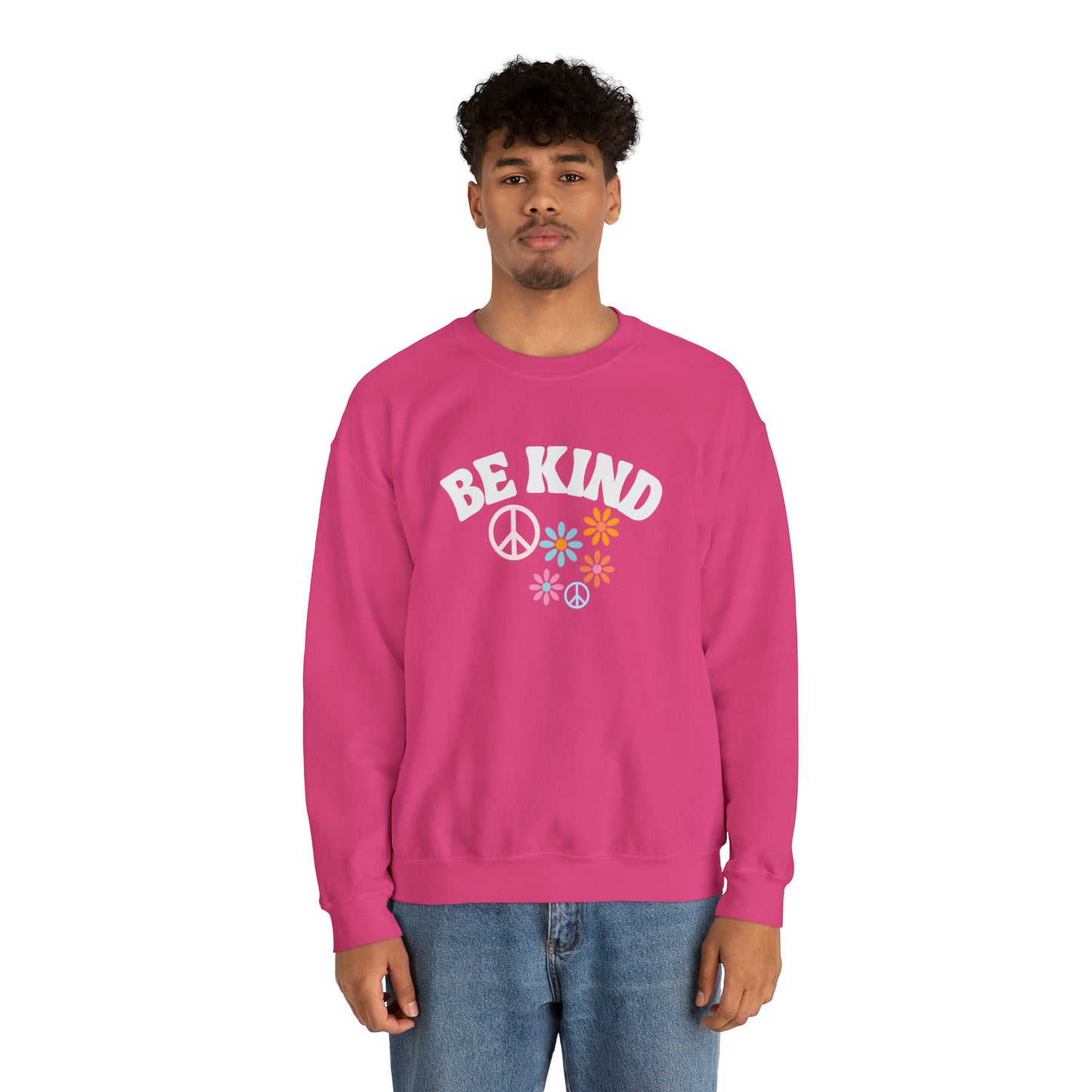 Be Kind Unisex Heavy Blend Crewneck Sweatshirt