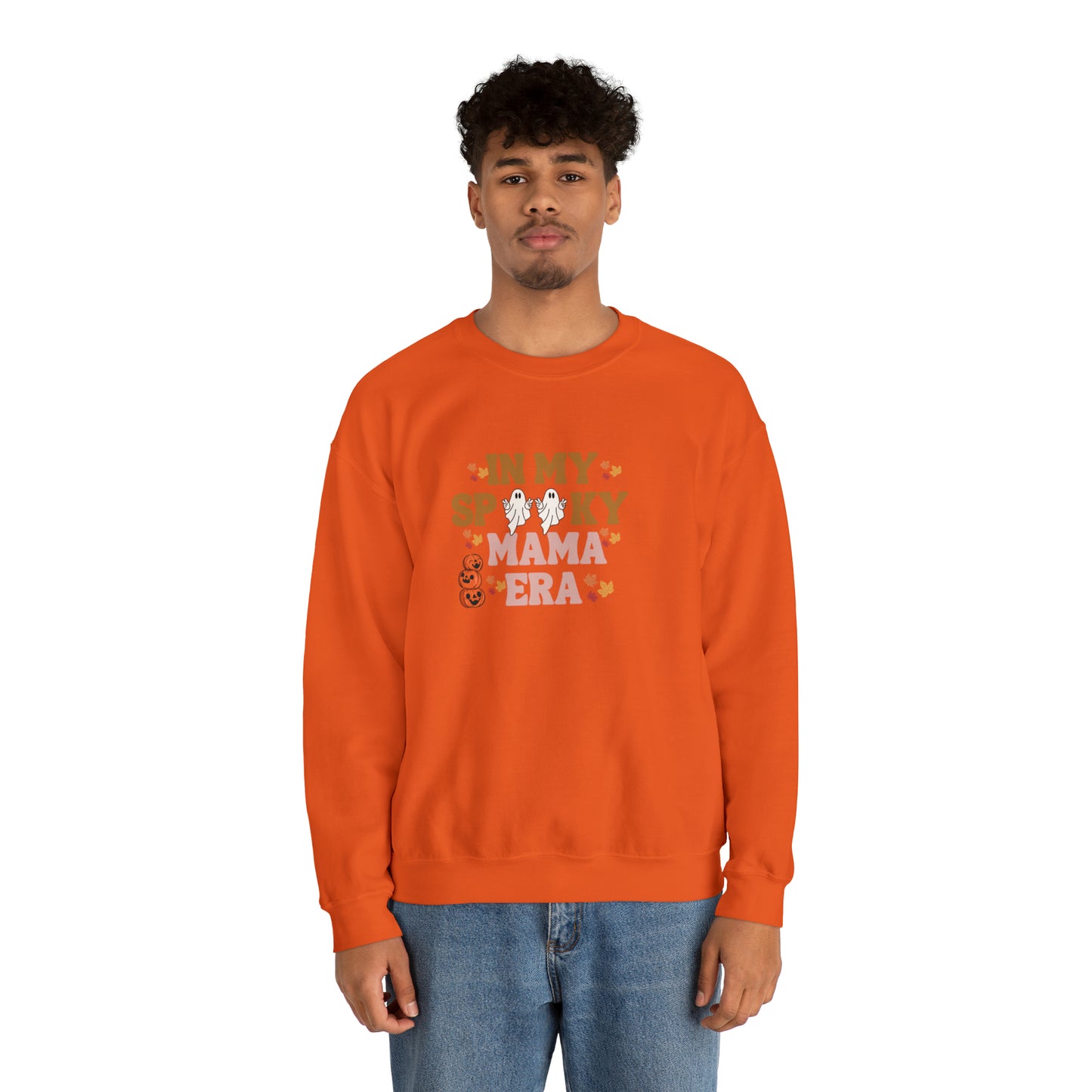 In My Spooky Mama Era Unisex Heavy Blend Crewneck Sweatshirt