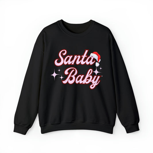 Santa Baby Unisex Heavy Blend Crewneck Sweatshirt