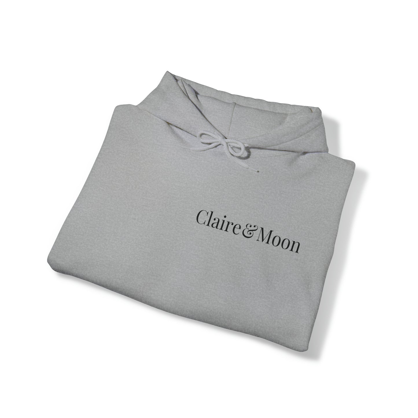 Claireandmoon Black Logo Unisex Heavy Blend™ Hooded Sweatshirt