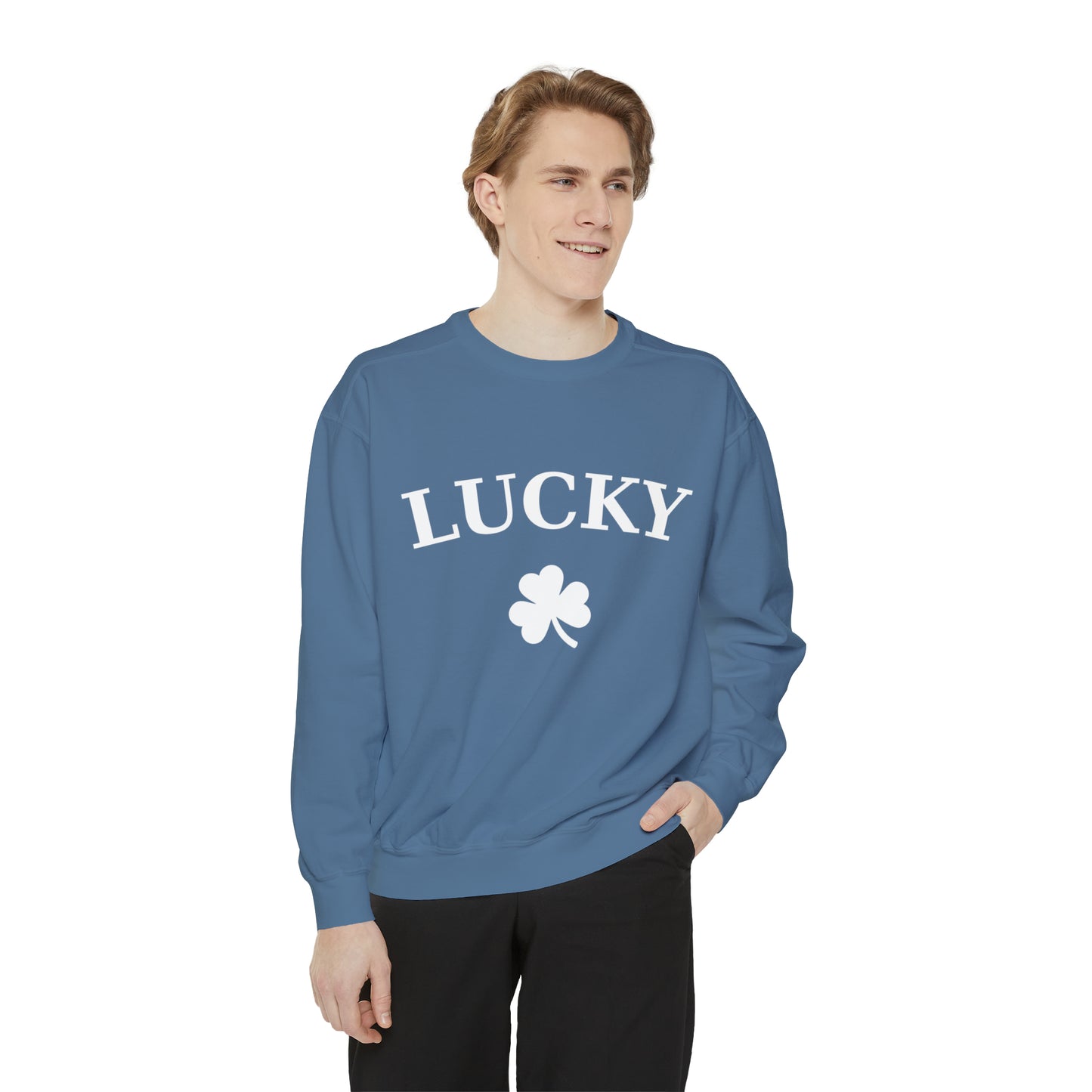Lucky Comfort Colors Unisex Sweatshirt