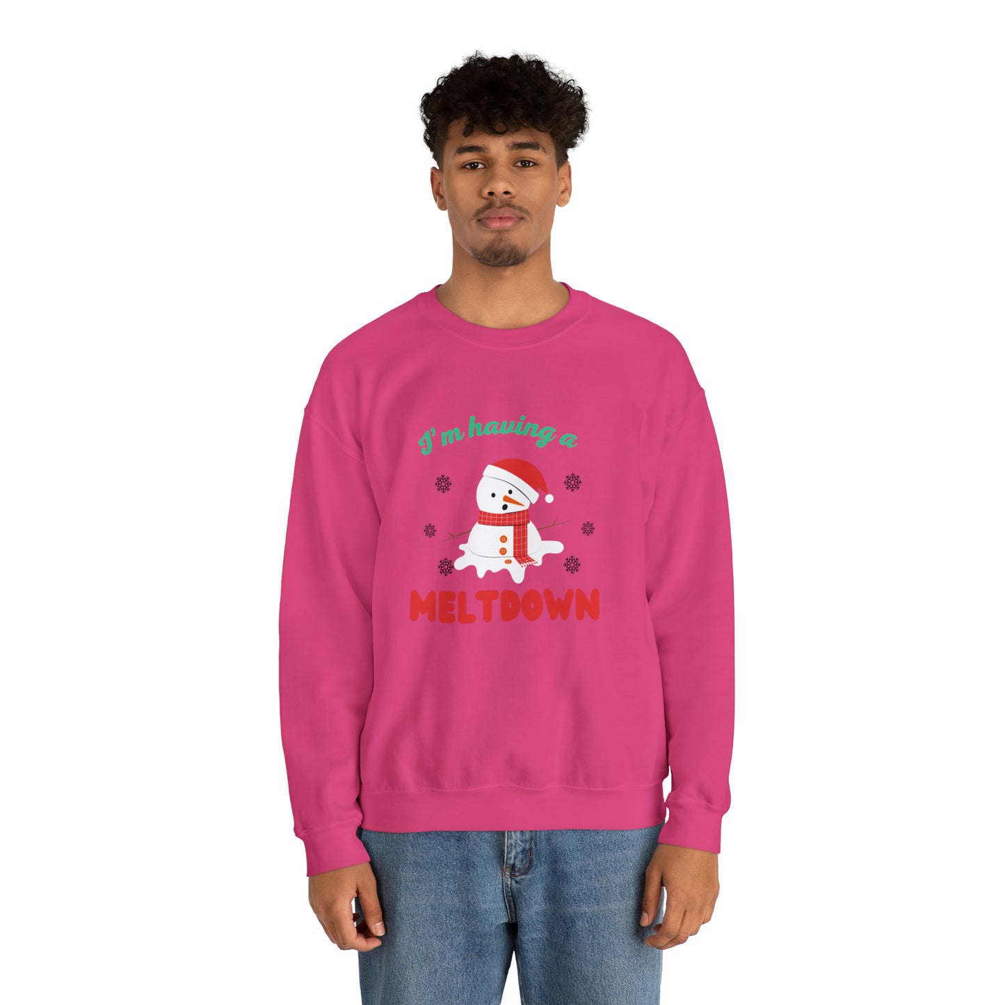 I’m having a meltdown snowman Unisex Sweatshirt