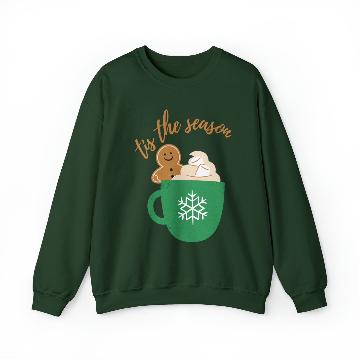 Tis The Season Latte Unisex Heavy Blend Crewneck Sweatshirt