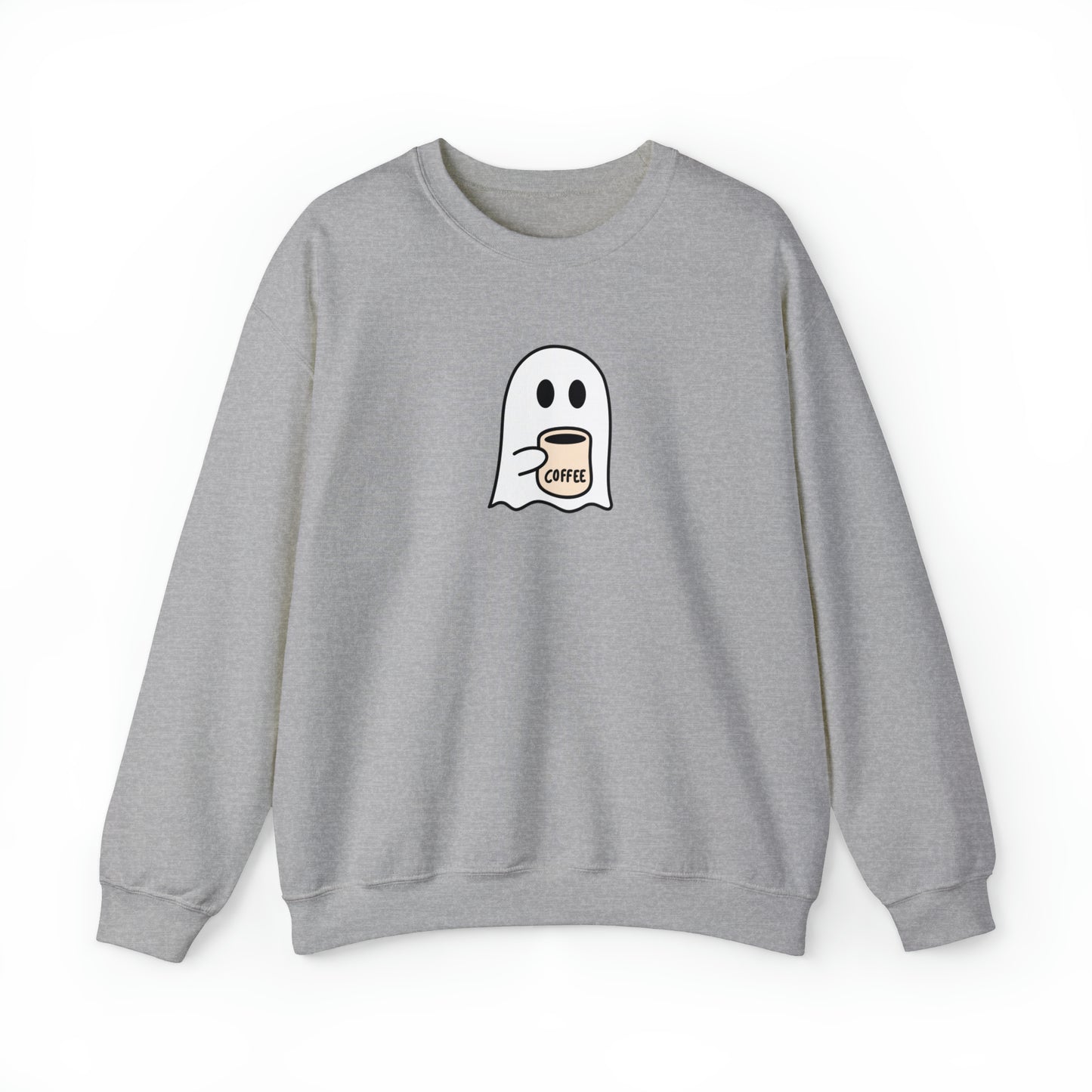Ghost Coffee Unisex Heavy Blend Crewneck Sweatshirt