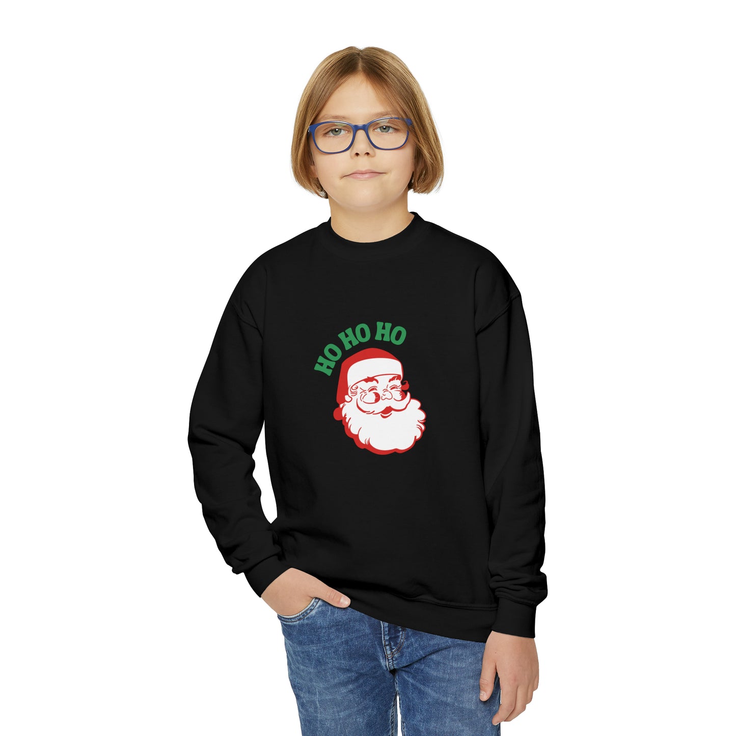 Santa Youth Crewneck Sweatshirt