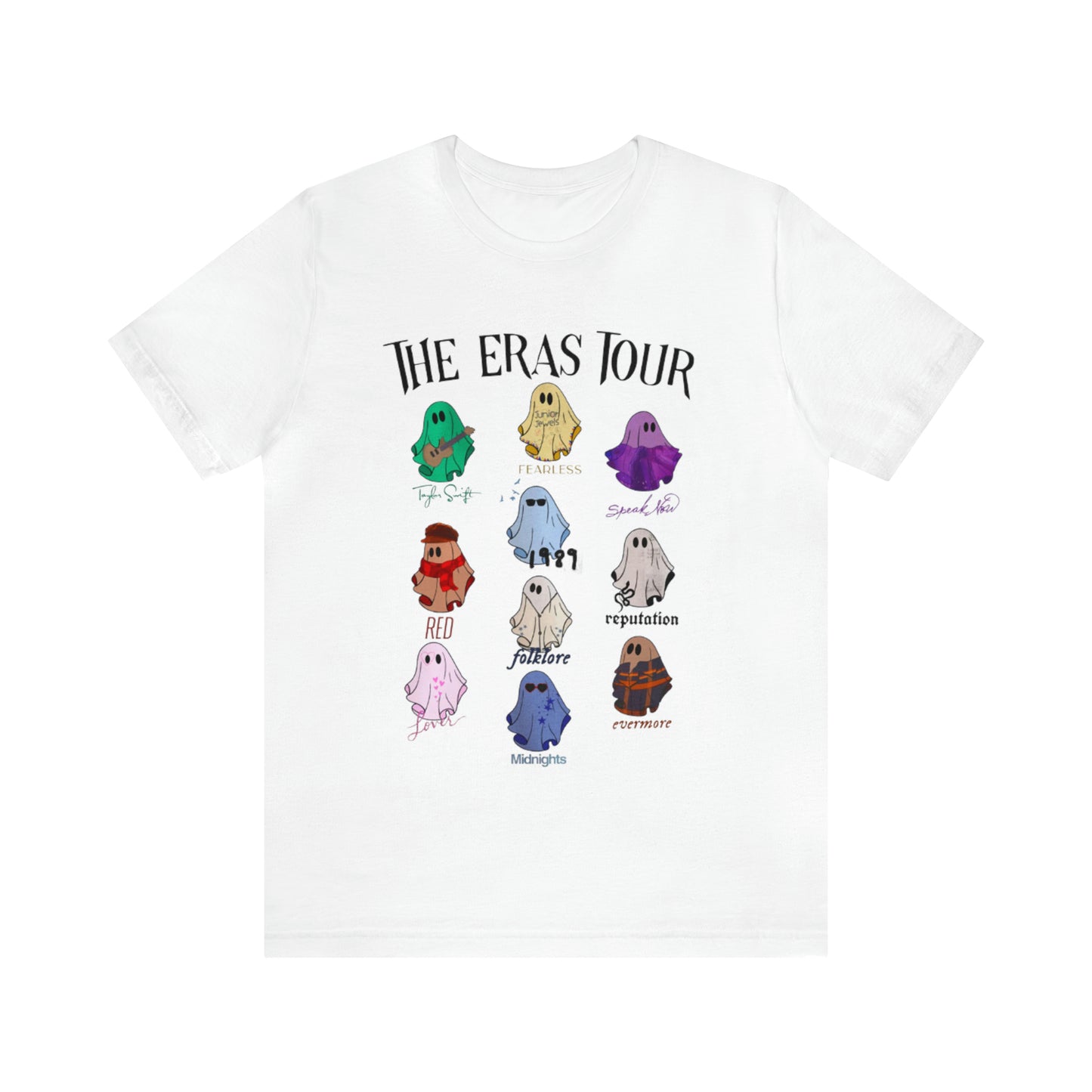 The Eras Tour Ghost Unisex Jersey Short Sleeve Tee