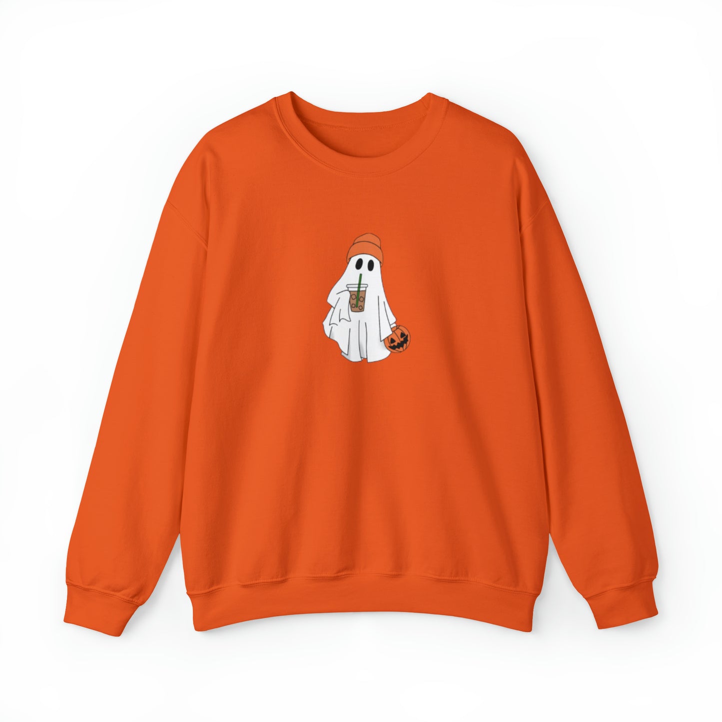 Ghost Iced Coffee Unisex Heavy Blend Crewneck Sweatshirt