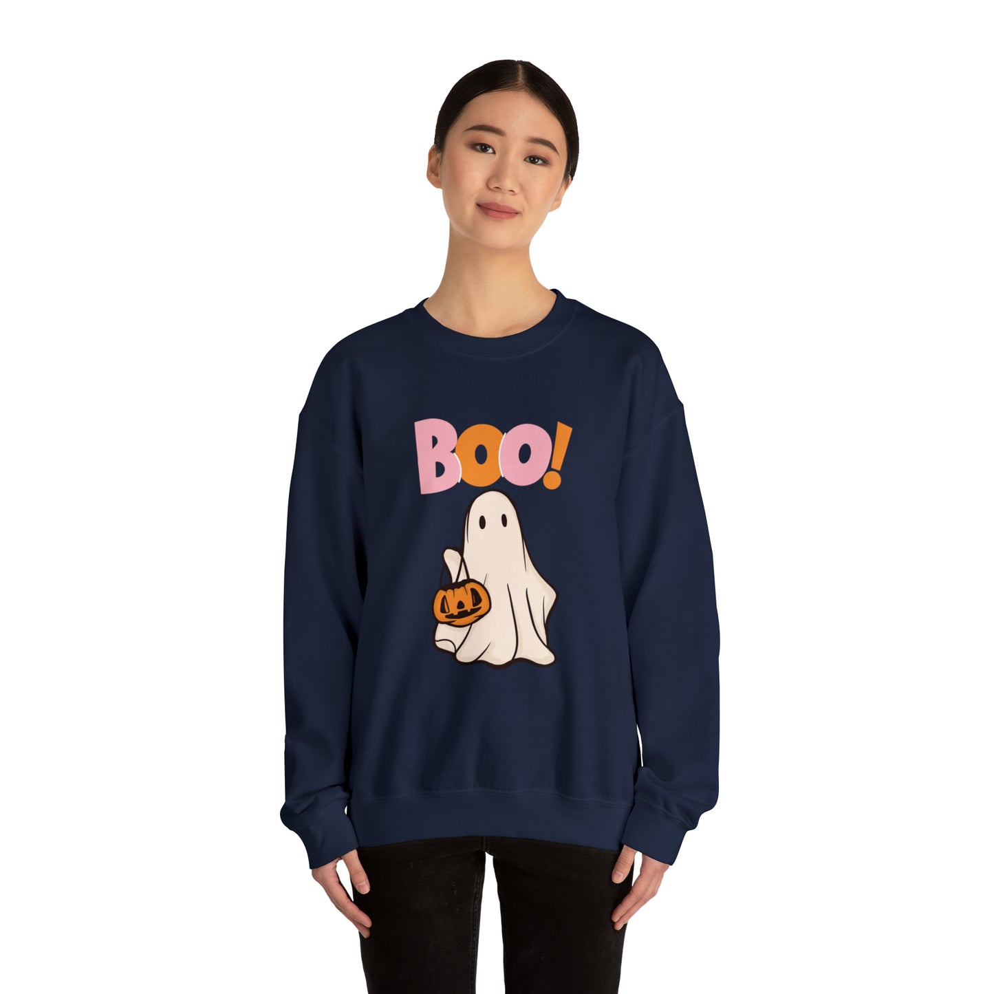 Boo Unisex Heavy Blend Crewneck Sweatshirt