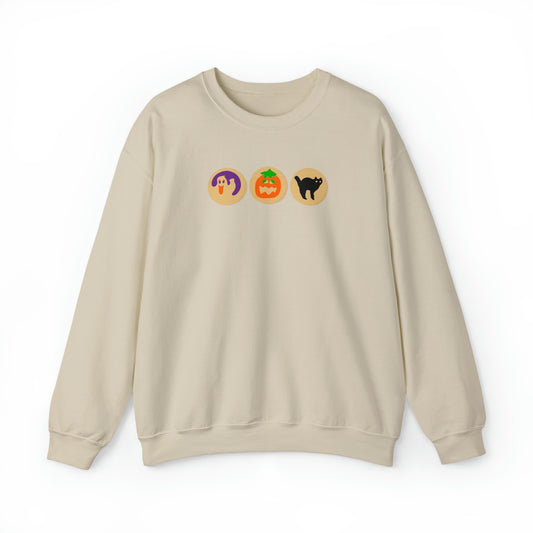 Halloween sugar cookie Unisex Heavy Blend Crewneck Sweatshirt