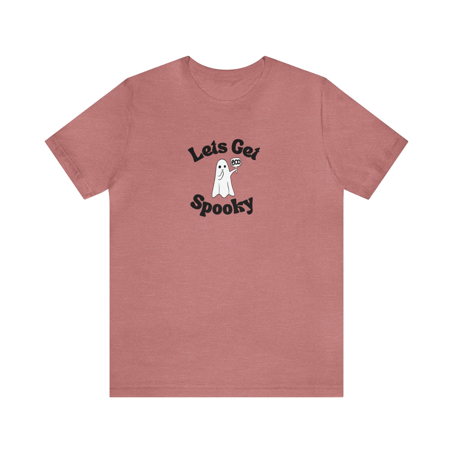 Let’s Get Spooky Ghost Unisex Jersey Short Sleeve Tee