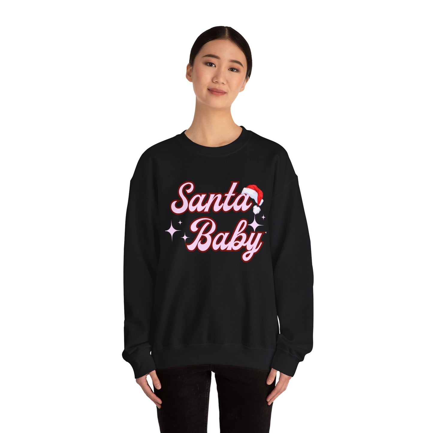 Santa Baby Unisex Heavy Blend Crewneck Sweatshirt