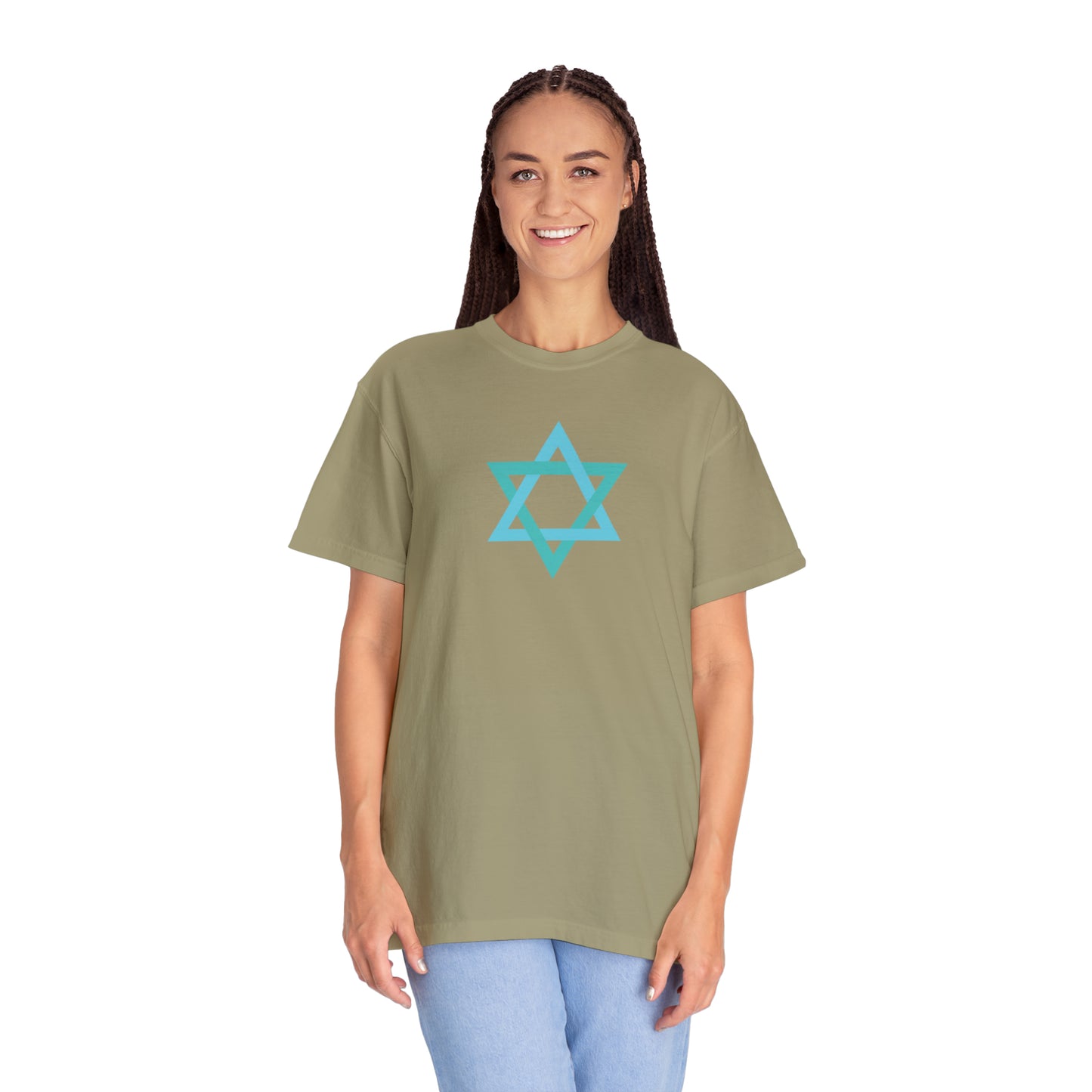 Jewish Star Unisex Garment-Dyed T-shirt