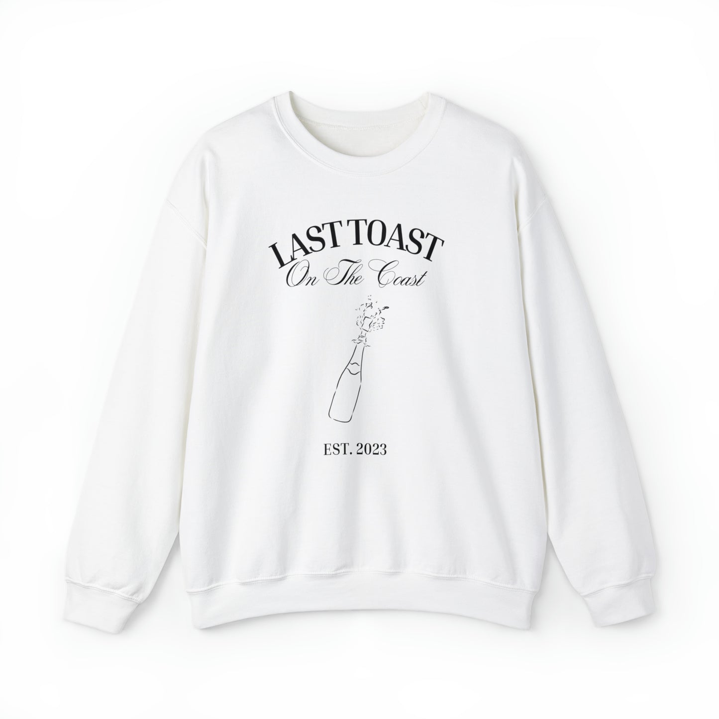 Last Toast On The Coast Unisex Heavy Blend Crewneck Sweatshirt
