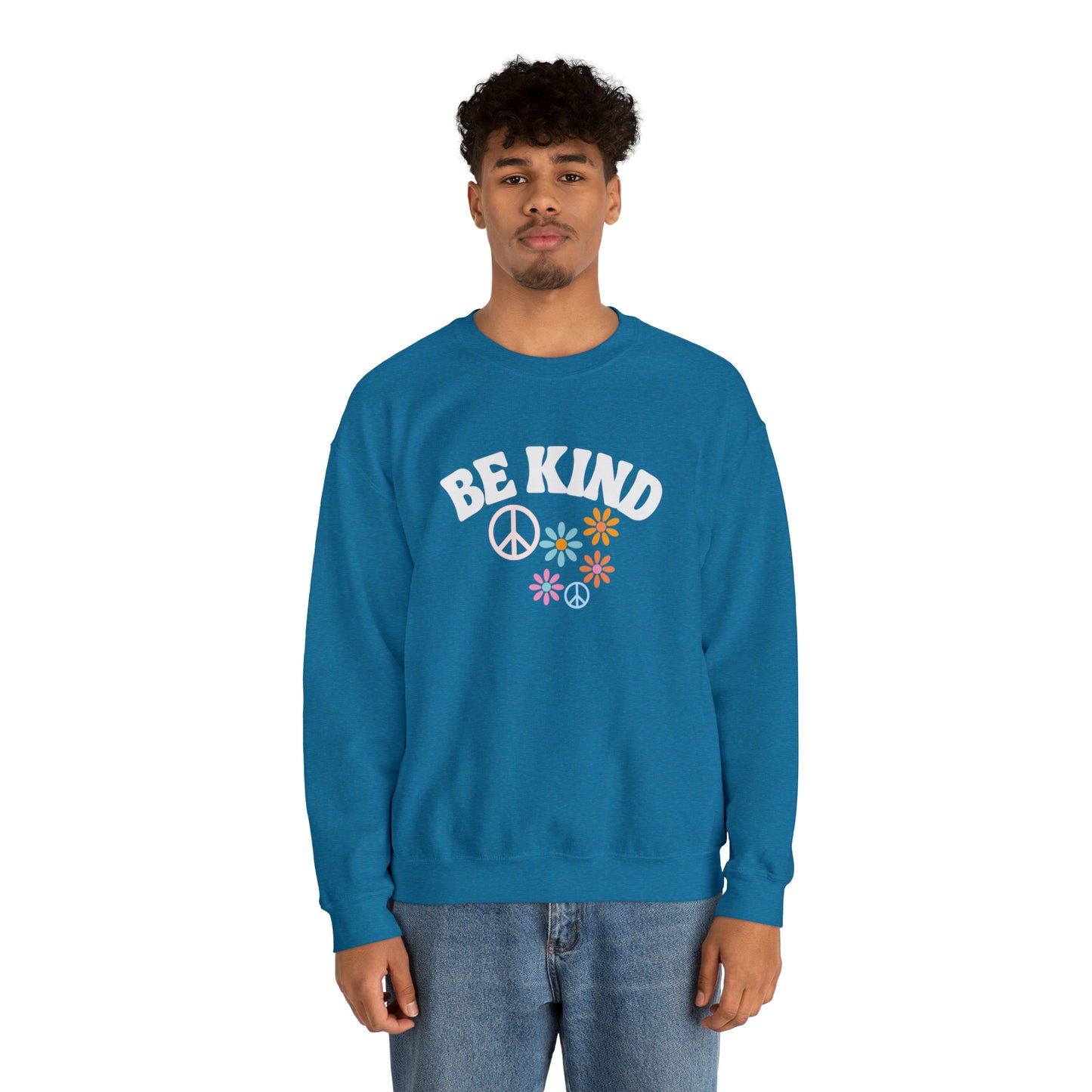 Be Kind Unisex Heavy Blend Crewneck Sweatshirt