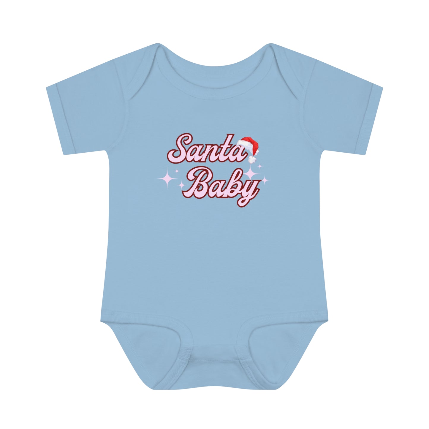 Santa Baby Infant Baby Rib Bodysuit