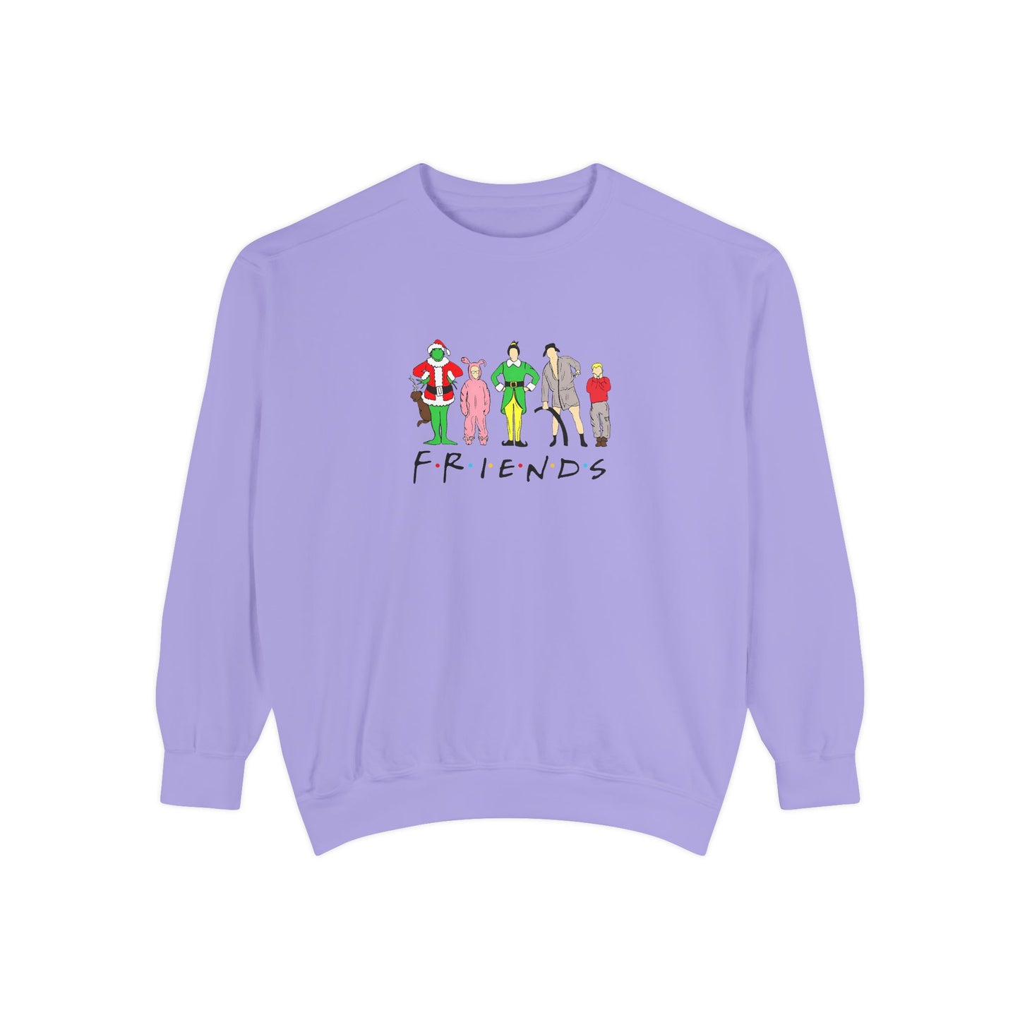 Friends comfort colors Unisex Garment-Dyed Sweatshirt