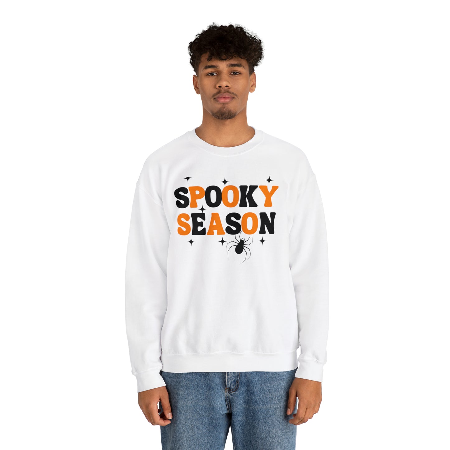 Spooky Season Bats Unisex Heavy Blend Crewneck Sweatshirt