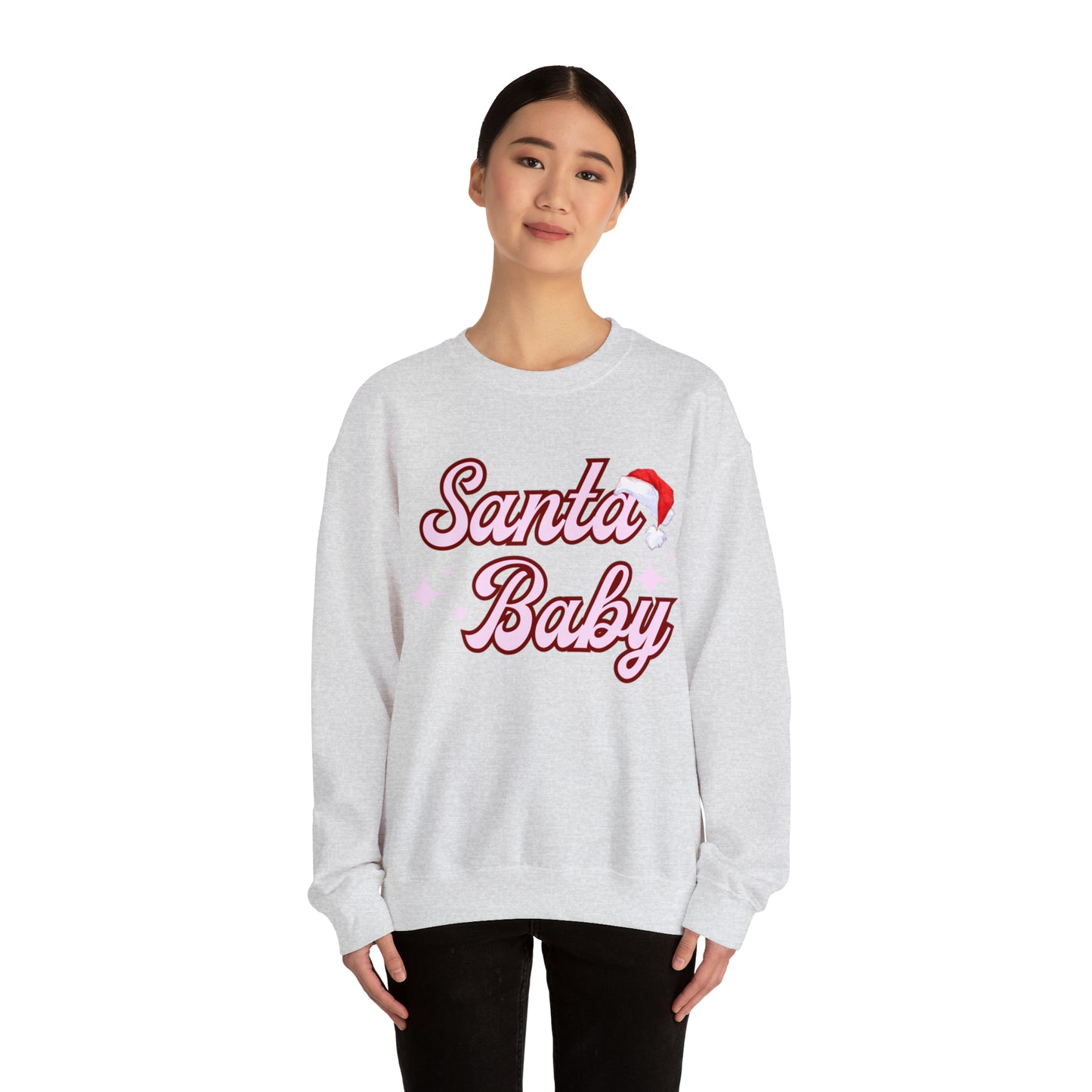 Santa Baby Unisex Heavy Blend Crewneck Sweatshirt