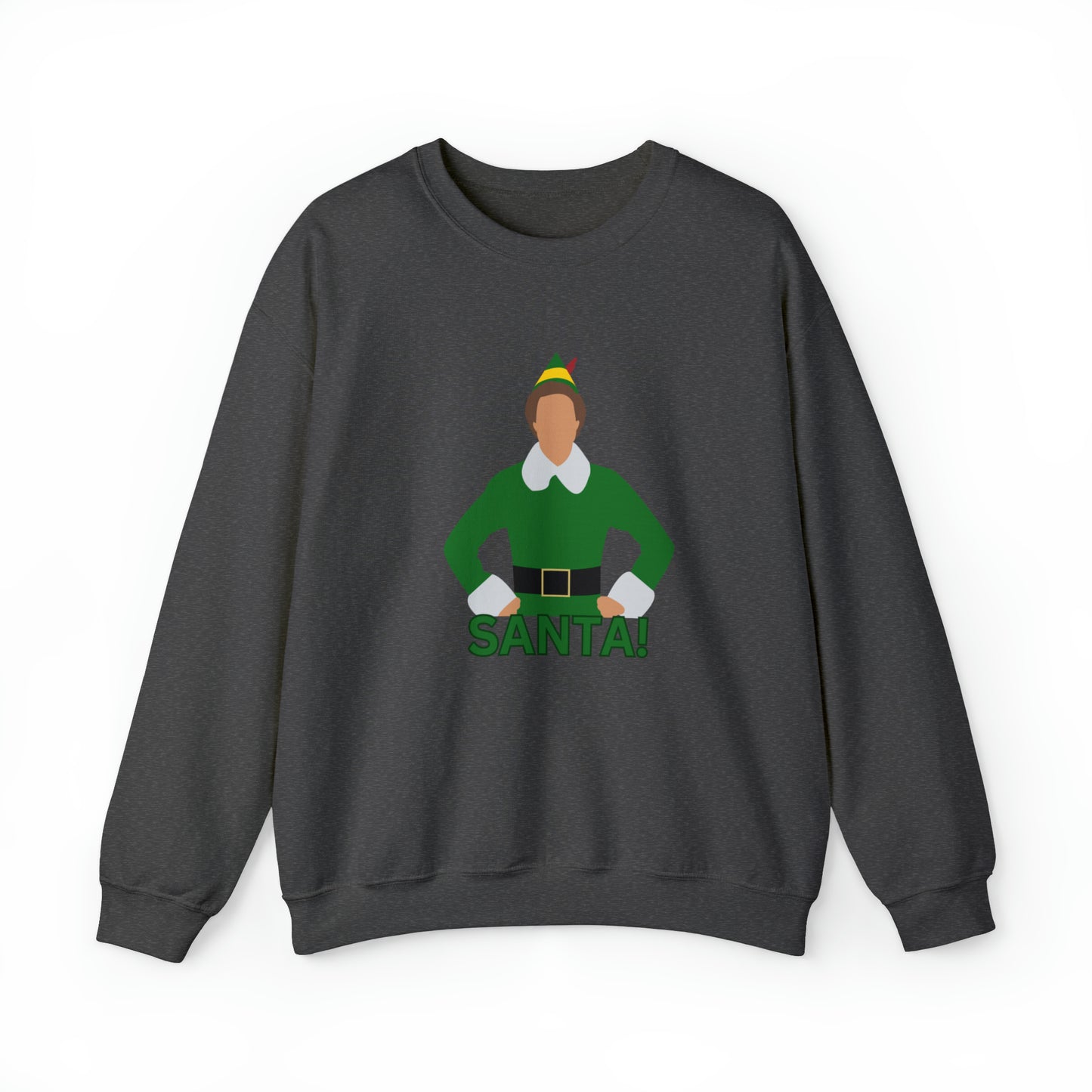 Santa Buddy Elf Unisex Heavy Blend Crewneck Sweatshirt