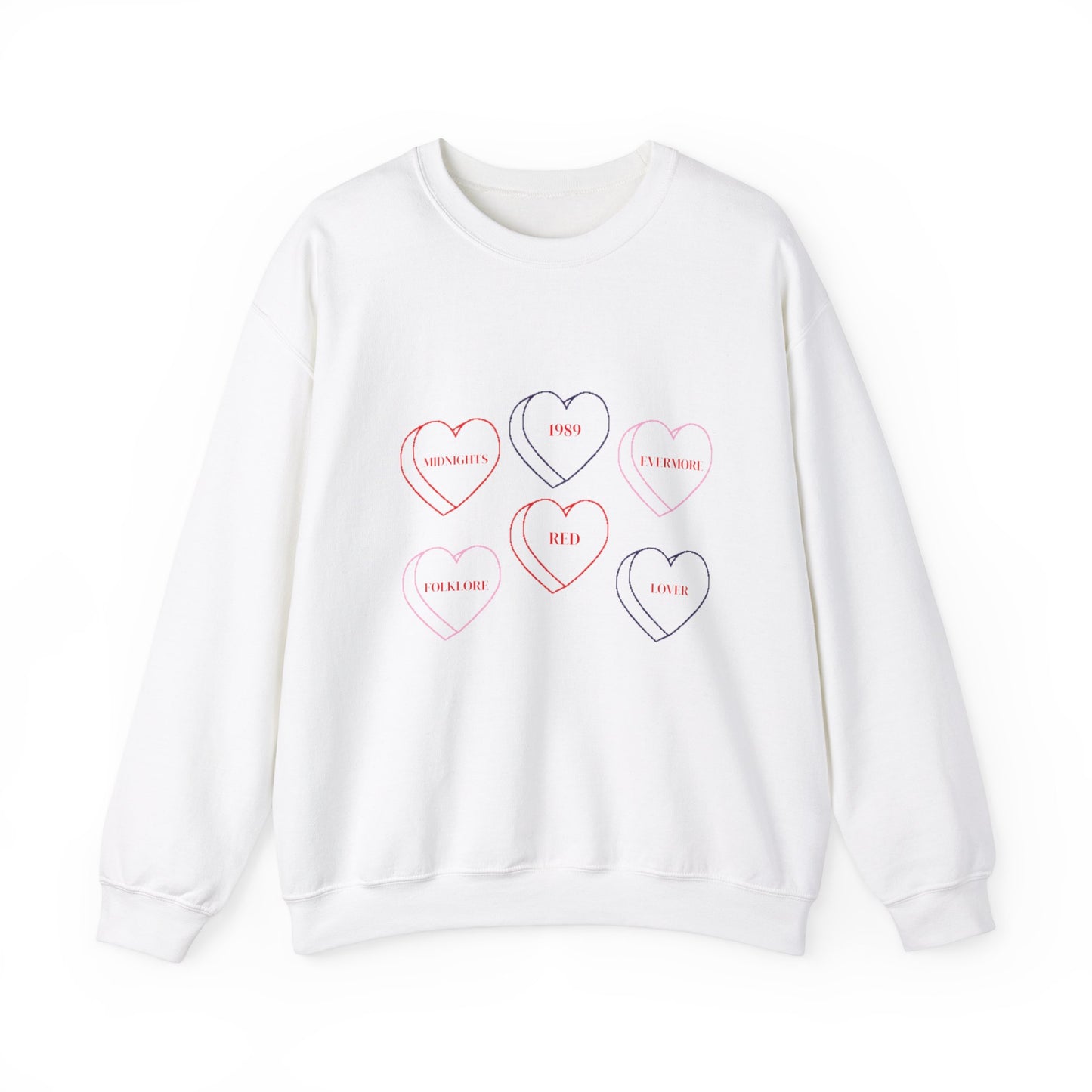 Taylor Eras Heart Crewneck Sweatshirt