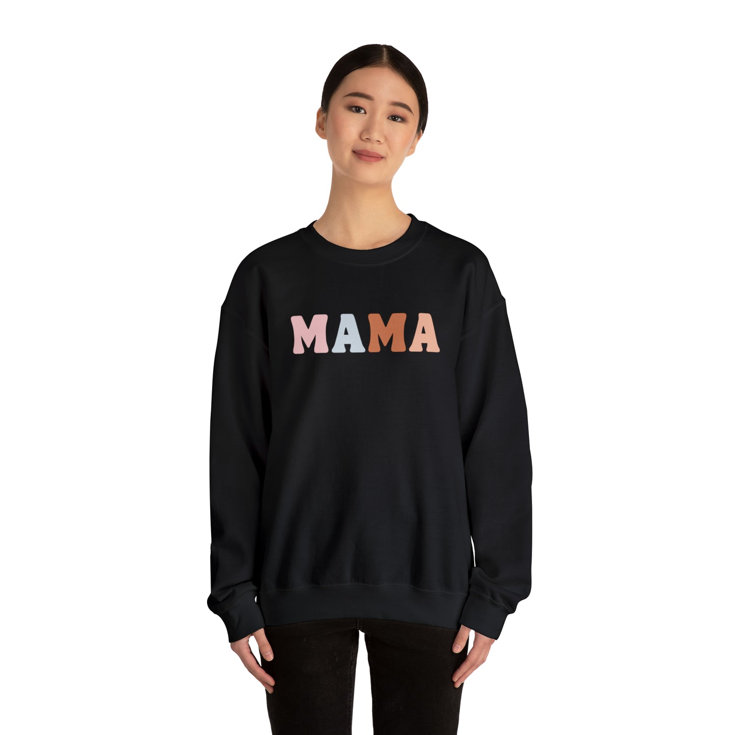 Mama Pastel Unisex Heavy Blend Crewneck Sweatshirt