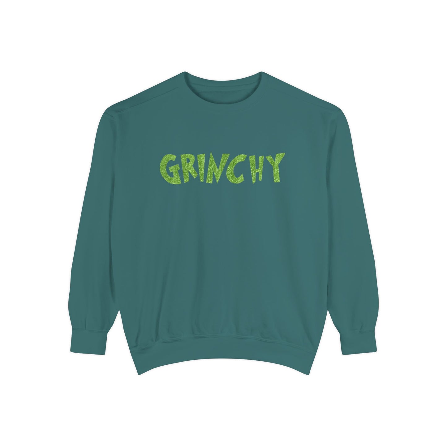 Grinchy Comfort Colors Unisex Garment-Dyed Sweatshirt