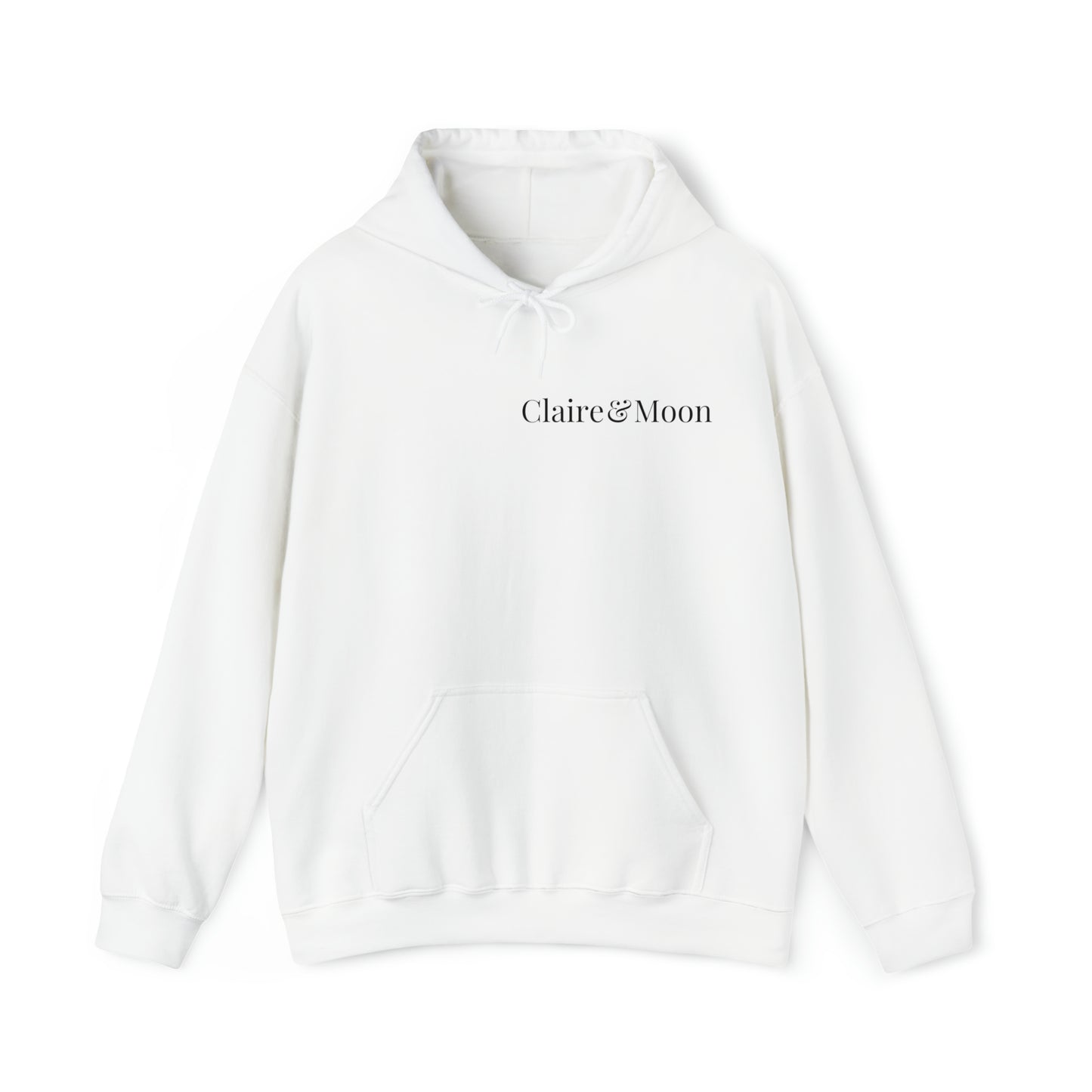 Claireandmoon Black Logo Unisex Heavy Blend™ Hooded Sweatshirt