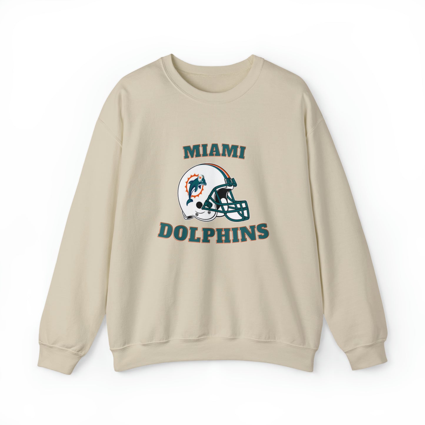 Miami Dolphins Unisex Heavy Blend Crewneck Sweatshirt