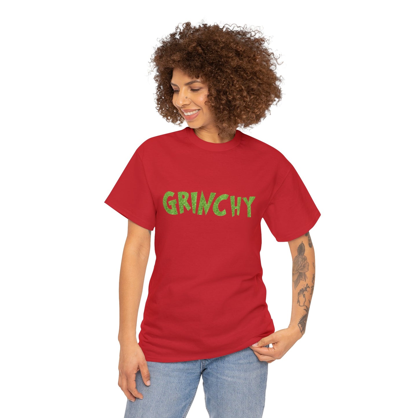 Grinchy Unisex Heavy Cotton Tee