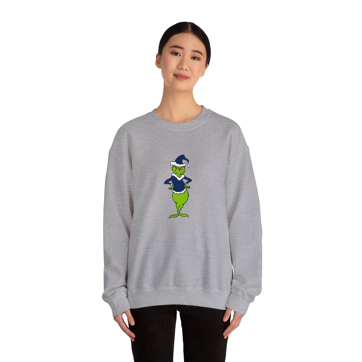 Grinch Dallas Cowboys Unisex Heavy Blend Crewneck Sweatshirt