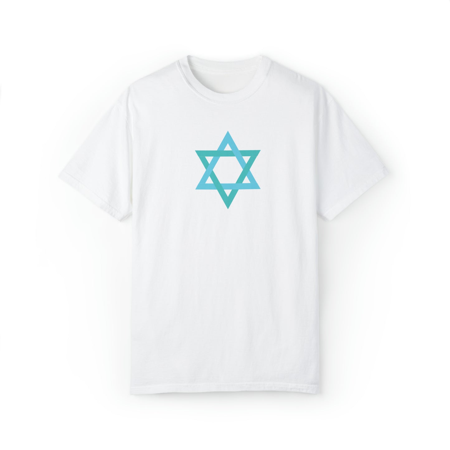Jewish Star Unisex Garment-Dyed T-shirt