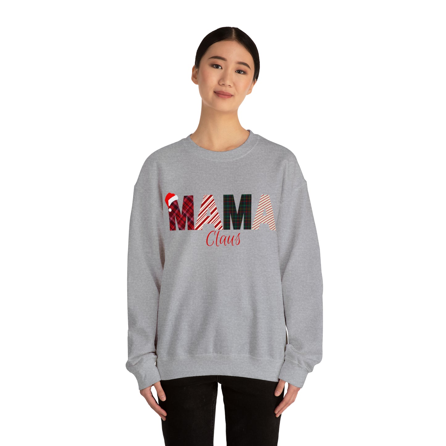 Mama Claus Unisex Heavy Blend Crewneck Sweatshirt