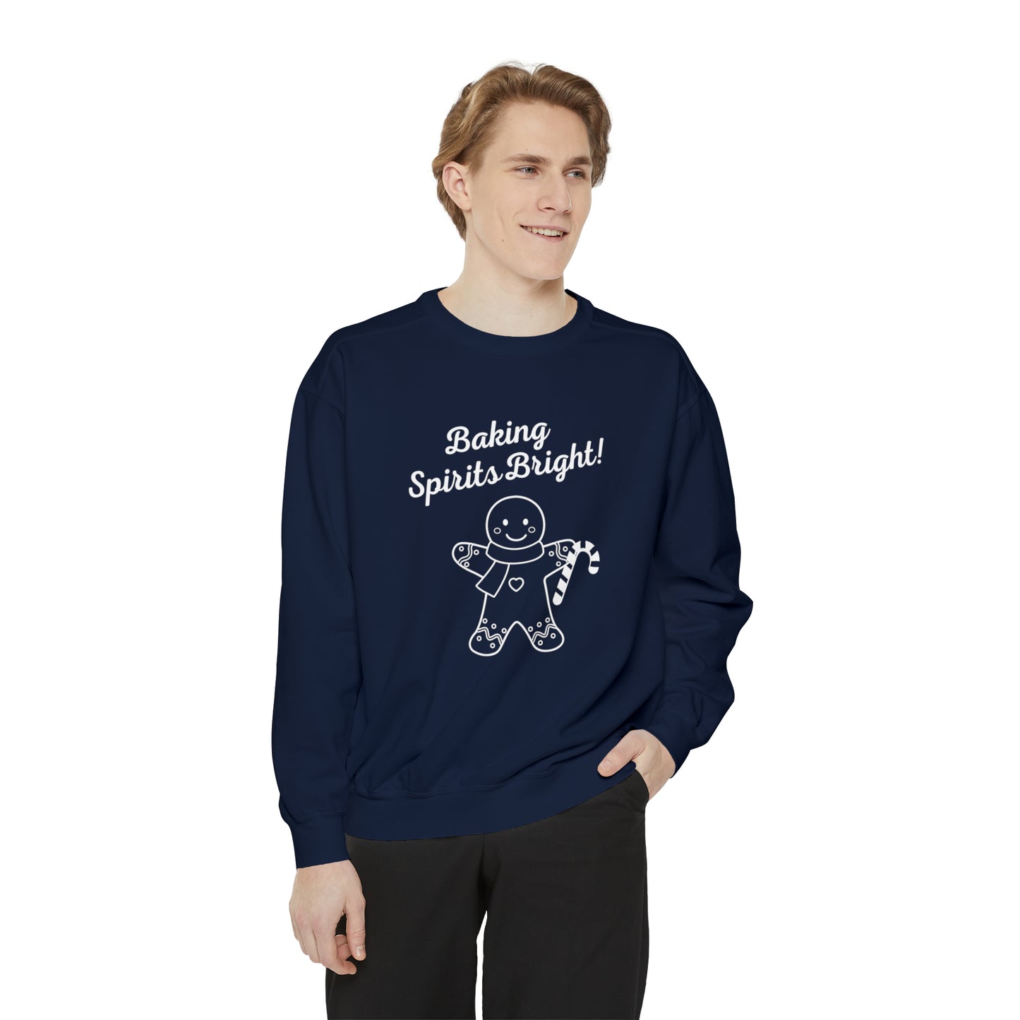 Baking Spirits Bright Unisex Garment-Dyed Sweatshirt