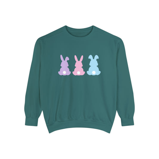 Bunny Pastel Comfort Colors Unisex Sweatshirt