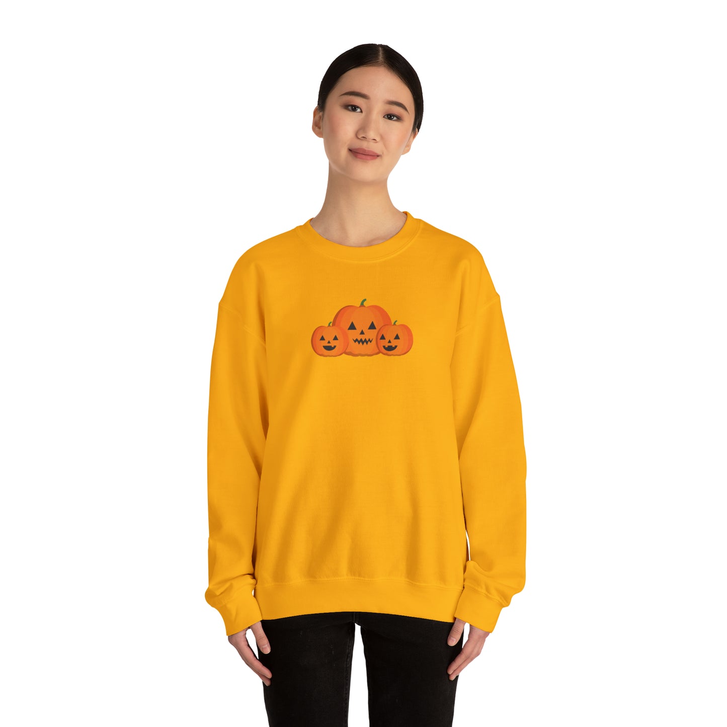 3 Little Pumpkins Unisex Heavy Blend Crewneck Sweatshirt